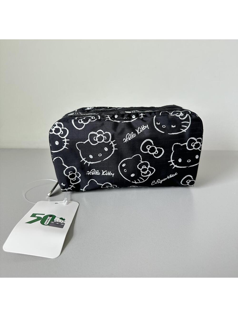Lesportsac Hello Kitty Rectangular Cosmetic Bag NWT